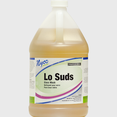 Nyco Products Lo Suds Bar Glass Wash Detergent - 4 Gallons/Case