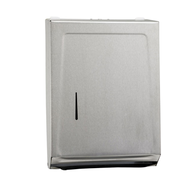 Paper Towel Dispenser (525) M/(400) C-Fold Towels Stainless Steel 11.02"W x 3.94"D x 15.35"H