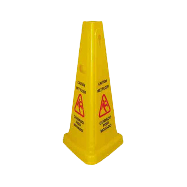 Wet Floor Caution Sign Tri-Cone 27" Height