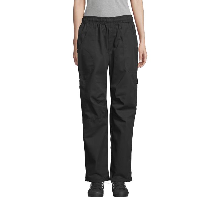 Uncommon Threads Chef Pants XS Black Unisex 65/35 Poly/Cotton Twill