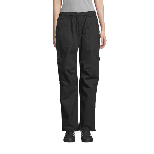 Uncommon Threads Chef Pants XS Black Unisex 65/35 Poly/Cotton Twill