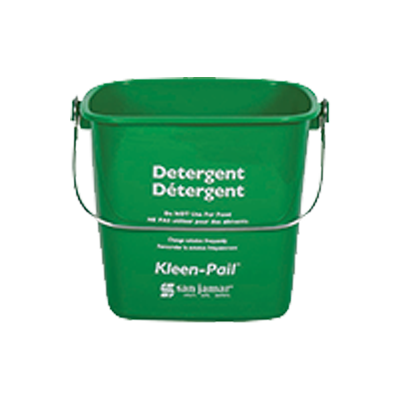 superior-equipment-supply - San Jamar- Chef Revival - San Jamar 8 Quart "Detergent" Print Bucket