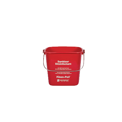 superior-equipment-supply - San Jamar- Chef Revival - San Jamar 8 Quart "Sanitizing Solution" Print Bucket