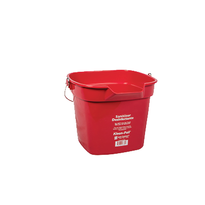 superior-equipment-supply - San Jamar- Chef Revival - San Jamar 10 Quart "Sanitizing Solution" Print Bucket