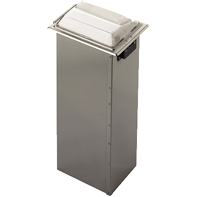 superior-equipment-supply - San Jamar- Chef Revival - San Jamar In Counter Napkin Dispenser Clear Satin Stainless Steel Finish