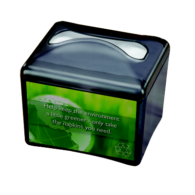 superior-equipment-supply - San Jamar- Chef Revival - San Jamar Venue Napkin Dispenser Translucent Black Pearl