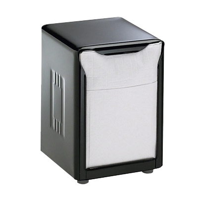 superior-equipment-supply - San Jamar- Chef Revival - San Jamar Tabletop Napkin Dispenser Stainless Steel Black