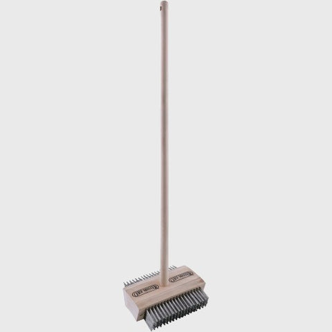 Chef Master™ Heavy Duty Grill Brush With Scraper 4 Ft. Handle