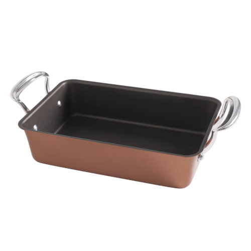 Nordic Ware Large Roaster 14" x 8.5" x 3.13" Copper Brown Aluminized Steel