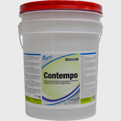 Nyco Products Contempo Non-Chlorinated Detergent For Automatic Dishwashing Machines - (1) 5 Gallon Pail