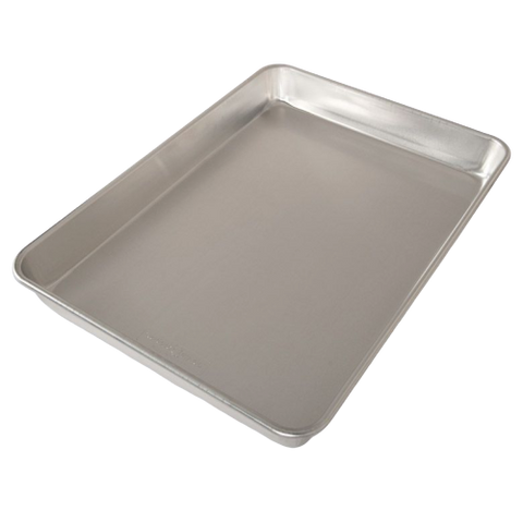 Nordic Ware High-Sided Sheet Cake Pan 17.1" x 12.2" x 1.9" Silver Aluminum
