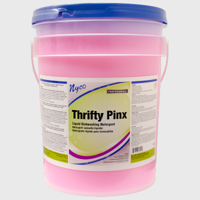 Nyco Products Thrifty Pinx Liquid Dishwashing Detergent - (1) 5 Gallon Pail