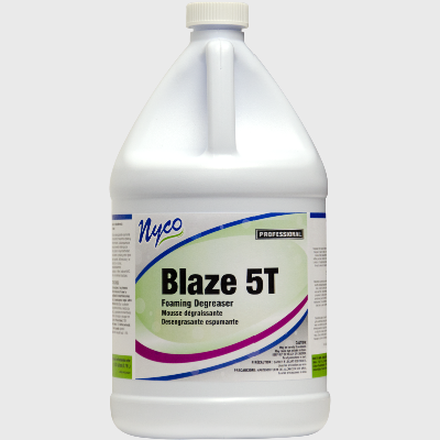 Nyco Products Blaze 5T Foaming Degreaser - 4 Gallons/Case
