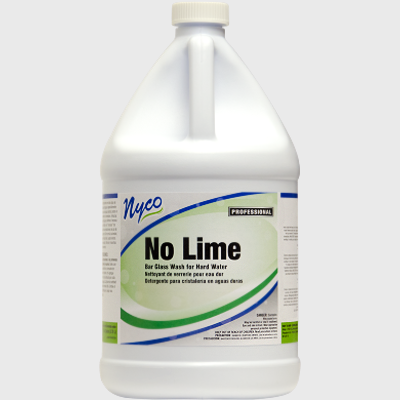Nyco Products No Lime Bar Glass Wash For Hard Water - 4 Gallons/Case