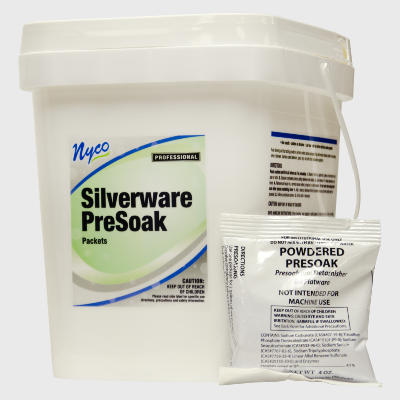 Nyco Products Silverware PreSoak Packets - 35/Case