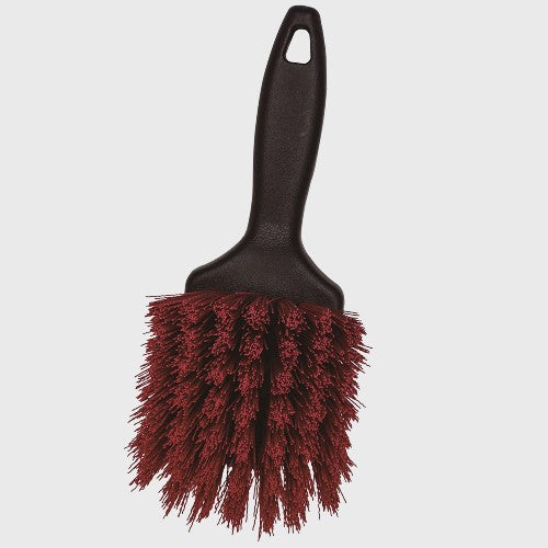 Chef Master™ Short Handled Pot Brush Red 8"