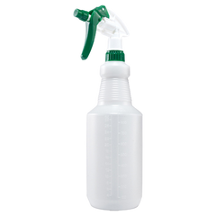 Spray Bottle Plastic 28 oz. Green/White Sprayer