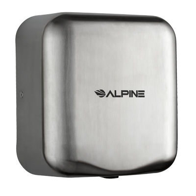 superior-equipment-supply - Alpine Industries - Alpine Industries Stainless Steel Hand Dryer Brushed Finish