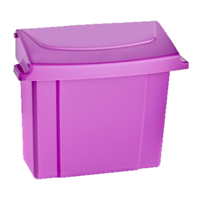 superior-equipment-supply - Alpine Industries - Alpine Industries Sanitary Napkin Receptacle Purple Surface Mount 9"W x 5"D x 10"H