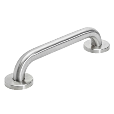 superior-equipment-supply - Alpine Industries - Alpine Industries Safety Grab Bar Brushed Finish Flange Covered Mounting 304 Stainless Steel