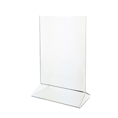 superior-equipment-supply - Alpine Industries - Alpine Industries Sign Holder Clear Tabletop  8-1/2" x 11” Double Sided Self-Standing Flat Base