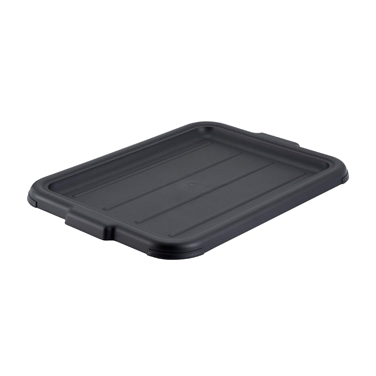 Dish Box Cover Black Polypropylene 20-1/4" x 15-1/2"