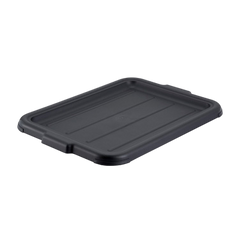 Dish Box Cover Black Polypropylene 20-1/4" x 15-1/2"