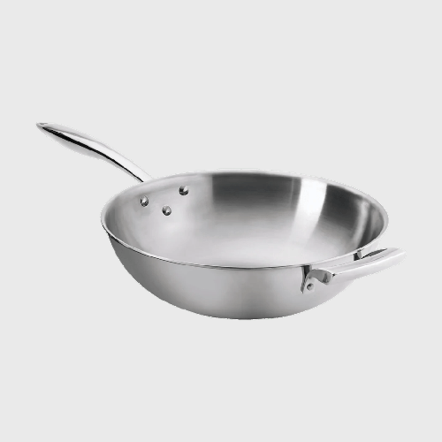 Browne Thermalloy® Tri-Ply Stainless Steel Wok 5 Quart