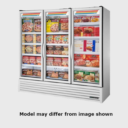 Inventory Special True Three-Section Full Length Freezer Merchandiser Slate Gray 81" W