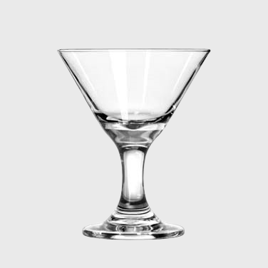 Libbey Embassy Mini Martini Glass 3 oz. - 12/Case