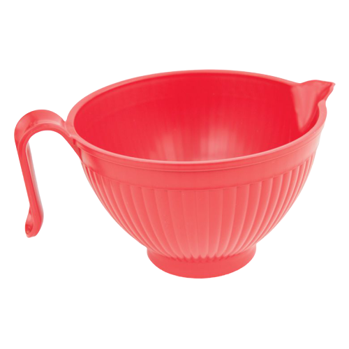 Nordic Ware Better Batter Bowl 2.5-qt 7.7" x 7.7" x 4.9" Red BPA and Melamine Free High Heat Plastic