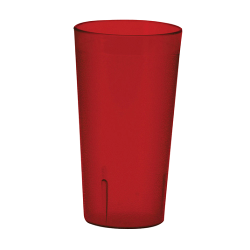 Tumbler Pebbled 20 oz. Red Plastic - One Dozen