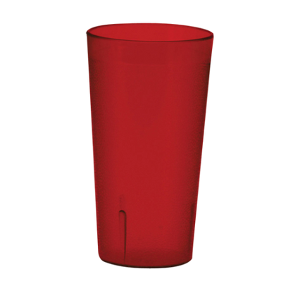 Tumbler Pebbled 20 oz. Red Plastic - One Dozen