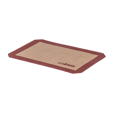 Baking Mat Red 1/2 Size Silicone 11-5/8" x 16-1/2"