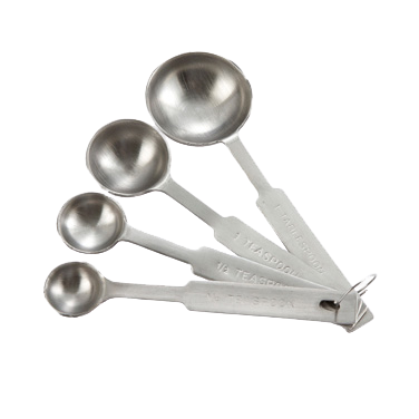 Deluxe Measuring Spoons 4-Piece Set Stainless Steel