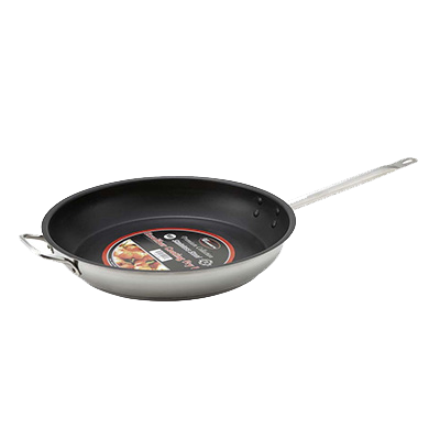 superior-equipment-supply - Winco - Stainless Steel Premium Induction Fry Pan 12" Diameter Non-Stick