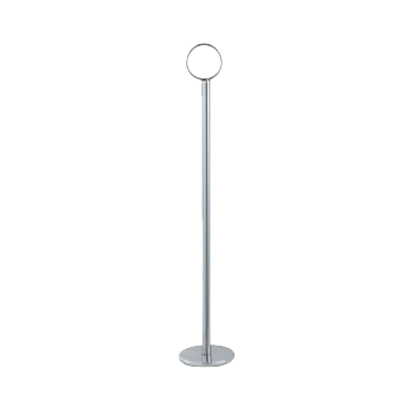 Table Number Holder Chrome-Plated Steel Mirror Finish 8"H