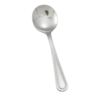 Extra Heavy Weight Stainless Steel Continental Bouillon Spoon - One Dozen