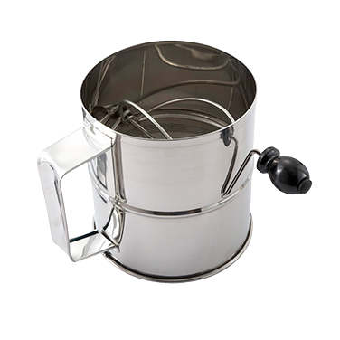 Rotary Sifter Stainless Steel 8 Cup