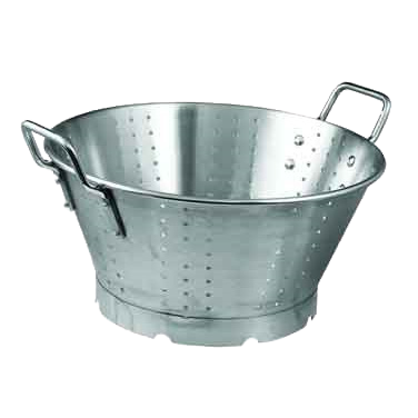 Colander 16 qt. Heavy Duty Stainless Steel 16-1/2" Diameter x 7-1/2" Height