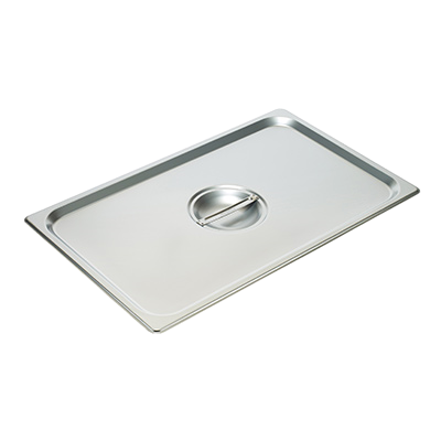 Steam Table Pan Cover with Handle Full Size 25 Gauge Standard Weight 18/8 Stainless Steel