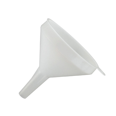 Funnel 8 oz. White Plastic 4" Diameter