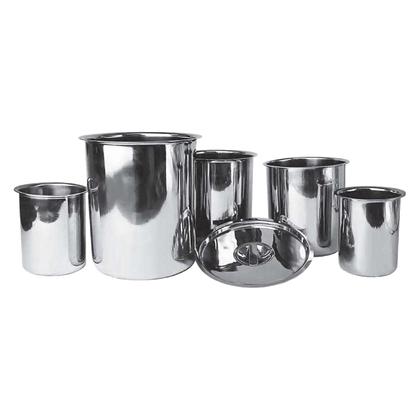 Bain Marie Pot Stainless Steel 8-1/4 qt. 9" x 9-3/4"