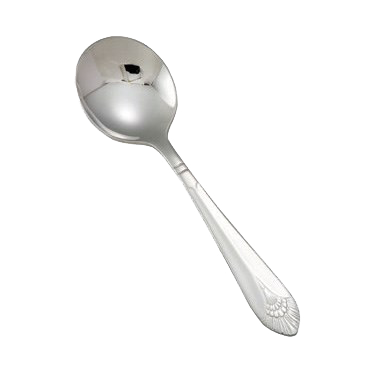 Extra Heavy Weight Peacock Bouillon Spoon - One Dozen