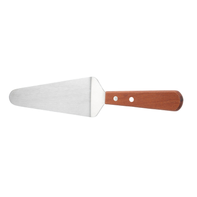 Pie Server Stainless Steel Satin Finish with Wood Handle 4-5/8" x 2-3/8" Blade