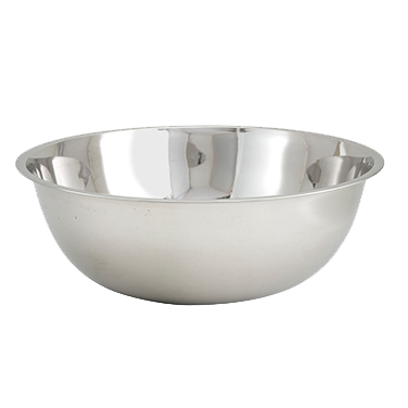 superior-equipment-supply - Winco - Stainless Steel Economy Mixing Bowl 18-5/8" Diameter 20 Quart