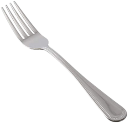 Heavy Weight Stainless Steel Dots Dinner Fork - One Dozen