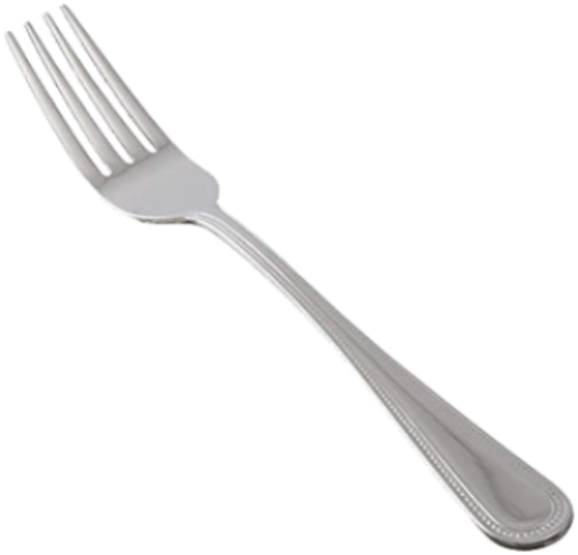 Heavy Weight Stainless Steel Dots Dinner Fork - One Dozen