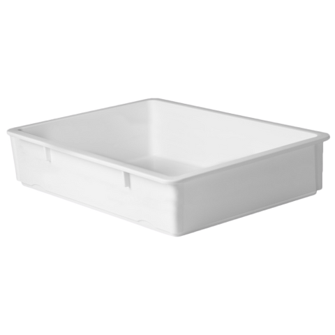 Dough Box Rectangular White BPA Free Polypropylene 25-1/2" x 17-1/2" x 6"H