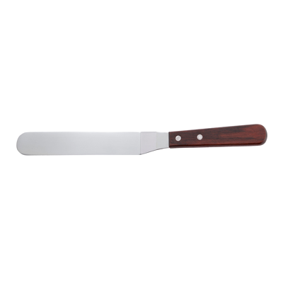 Offset Spatula Stainless Steel Satin Finish with Wood Handle 6-1/2" x 1-5/16" Blade